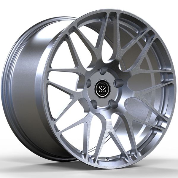 SSJK1013 Matt Silver Ferrari Ferrari Forged Wheels 6061-T6 Rims 20 21 22 Inches
