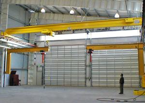 EOT Single Girder Electric Overhead Crane Traveling System 3 Ton Customized Color