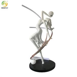 China E27 Nordic Luxury Art Sculpture Standing Led Floor Lamps H1790xD780 wholesale