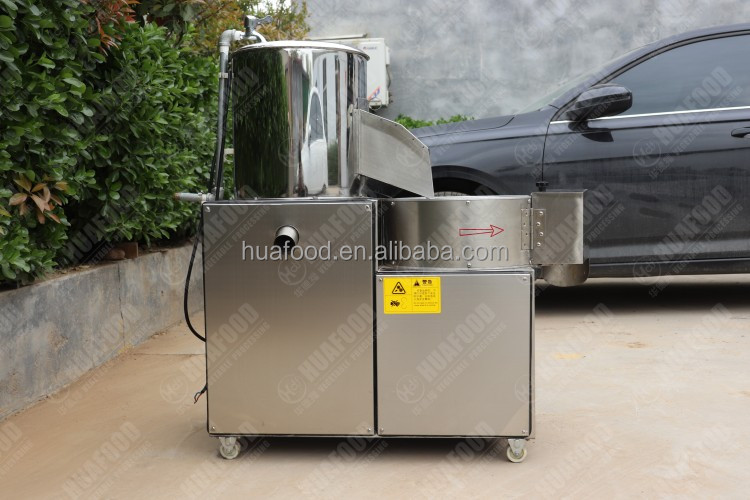 High Performance Potato Peeler And Slicer / Taro Peeler And Chipper / Potato Peeling And Slicing Machine
