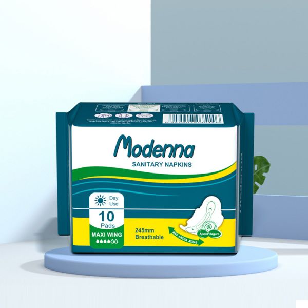 Organic Cotton Female Sanitary Napkin Ultra Thin Biodegradable Napkins For Periods