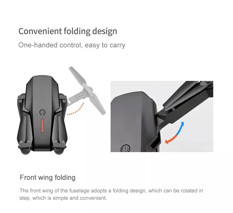 E88 Pro Aerial Drone Remote Controlled Airplane Toy Fixed Height Drones Quadcopter 4k Professional FPV Drone
