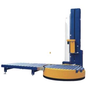 China Fully Automatic Inline Pallet Wrap Stretch Wrapping Machine on sale