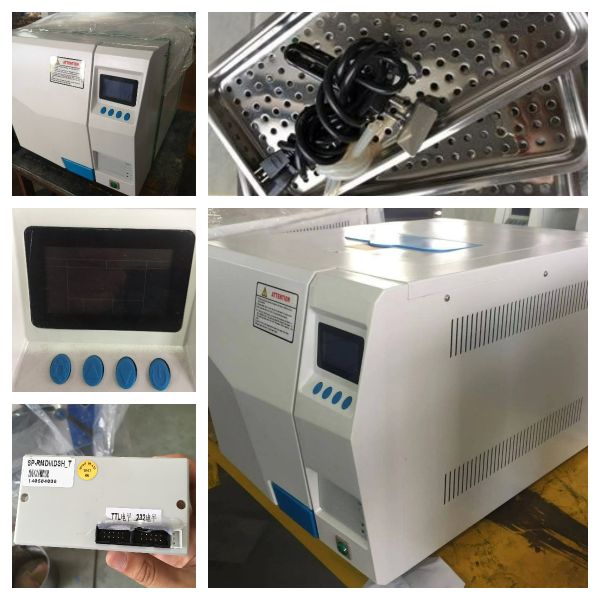 18L Automatic Drying Bench Top Steam Sterilizer Integrated Water Tank