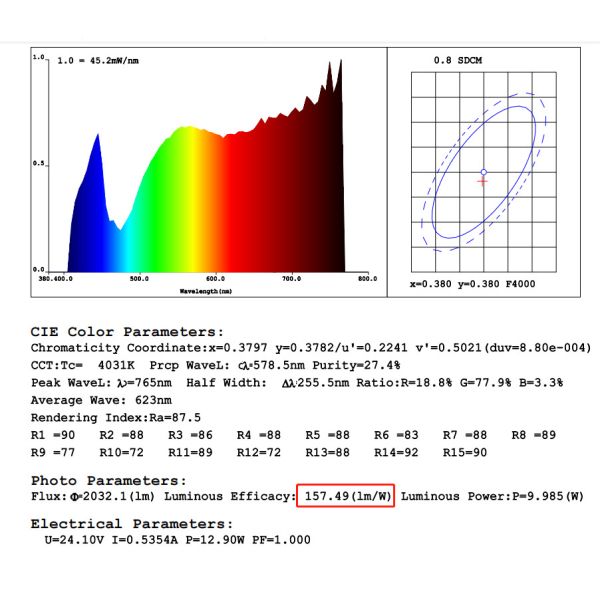 8mm 12W High Efficiency LED Strip 160LM/W Ra90 SMD2835 Led Strip 160LEDs