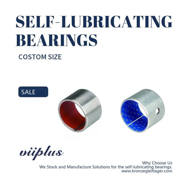 Polymer Plain Bearings Types Composite Self-Lubricating Red Bushing Without Pb
