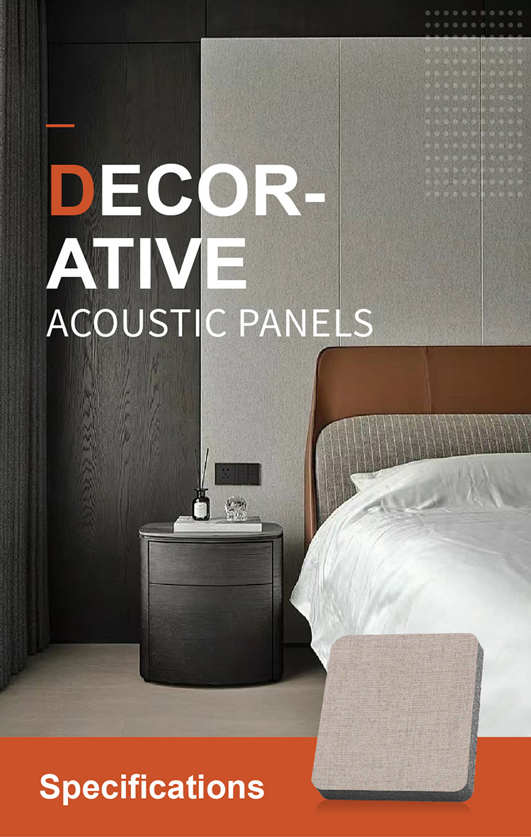Stylish Fabric Wrapped PET Decorative Acoustic Panels For Child Hospital Wall