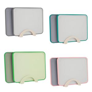 China Custom Colored PP Chopping Blocks With Tray Index Plastic Cutting Board Set Large Size wholesale