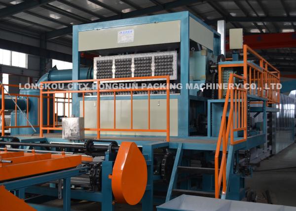 Quality Waste Paper Wine And Egg Tray Machine , High Efficient Pulp Molding Machine for sale