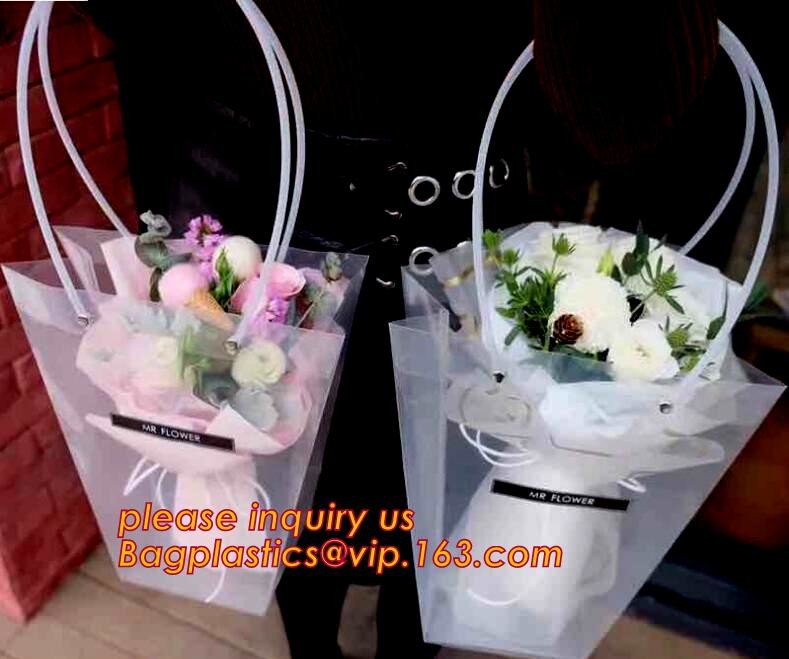 Promotional customized high quality soft loop plastic cloth bag,manufacturer custom soft loop handle polyethylene PE pla