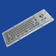 Quality Customizable Compact Small Kiosk Industrial Keyboard With Optical Trackball for sale