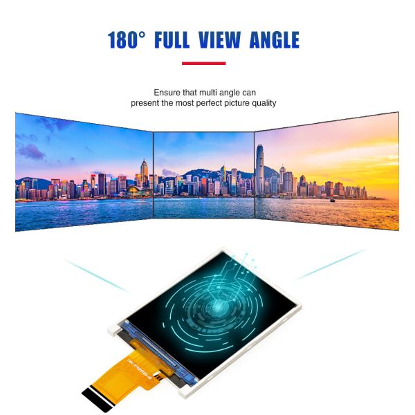 2 Inch Tft Lcd Display Arduino 240x320 Resolution MPU-8 IPS IC ST7789