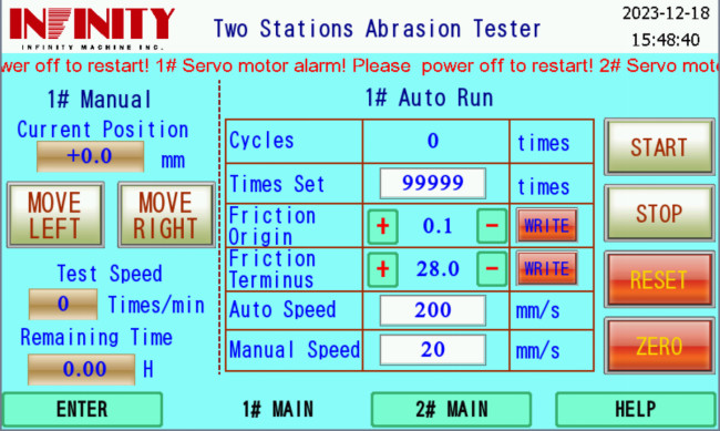Precision Abrasion Resistance Testing Machine For Mobile Phone Friction Life Test
