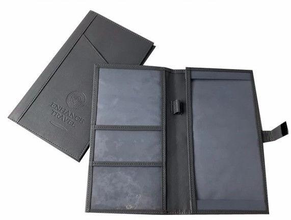 Quality Fashion Travel Wallet Passport Holder Document Organizer PU Material Made for sale
