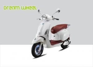China 10 Inch Two Wheeled Pedal Assisted Scooter 60V 1000W Vespa Style Throttle wholesale