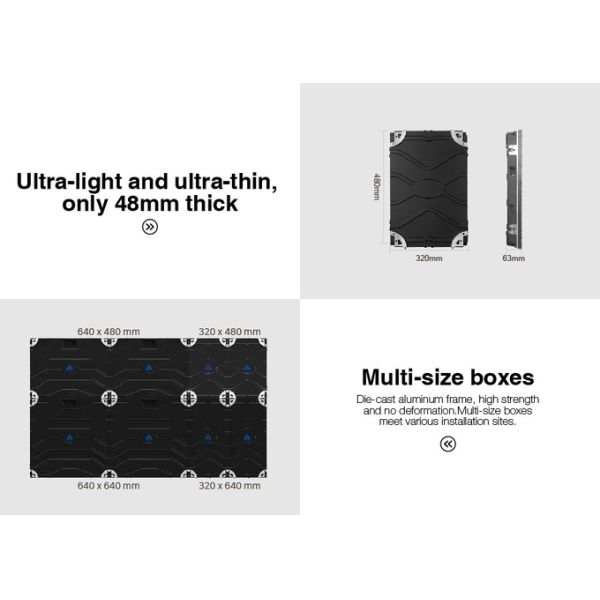 1200 Nits High Brightness LED Display P4 64x32 RGB Led Matrix Screen 4