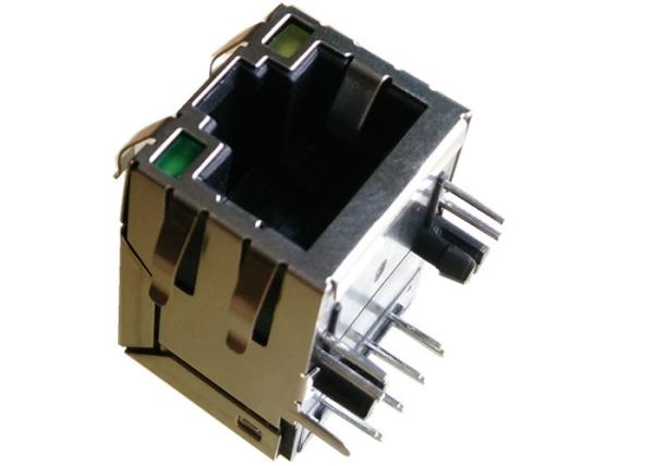 Quality HFJT1-1075-L12RL I/O Module Jack shielded right angle Rj45 To DSL Modem Routers for sale