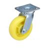 Buy cheap Industrial Caster Trolley with Swivel Plate and Zinc Plated PVC Furniture Caster from wholesalers