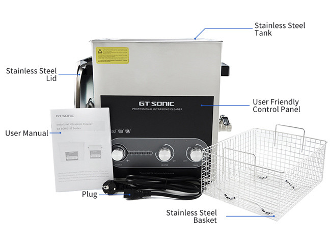 40kHz Industrial Ultrasonic Cleaner Machine GT SONIC For Carburetor Injector