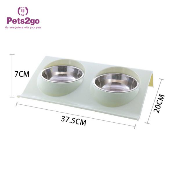 Quality Ceramic Silicone 37.5X20X7mm Pet Feeder Bowls for sale