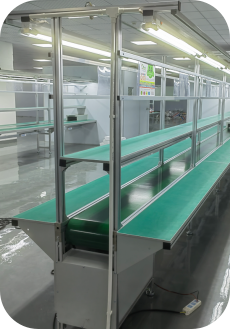 Bilateral Operation Automatic Belt Assembly Line For Electronic and Electrical Appliance
