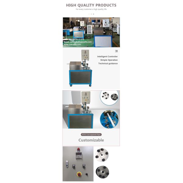 2.2kw Plastic Corrugated Pipe Machine 20m/H -50m/H Program Control