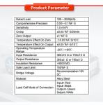UBWP308Y Mechanical Arm Sensor For Force Measurement And Weighing ODM