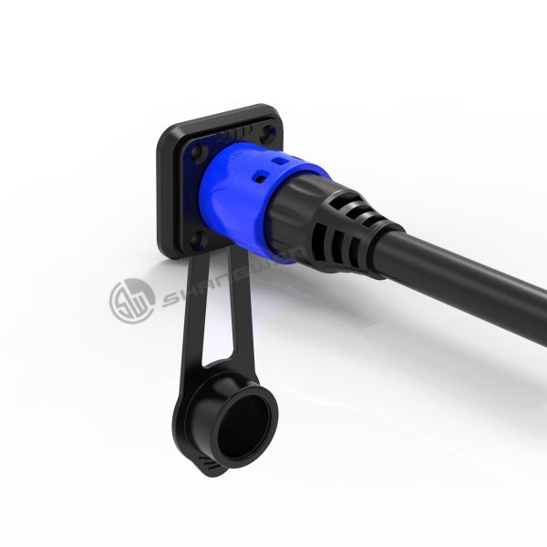 Stable M19 Connector Plug Multiple 2 Pin Female Connector Small Size