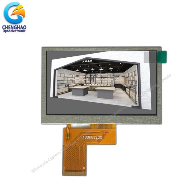 Quality 4.3inch 300Nits Color TFT LCD Screen Monitor Screen Module for sale
