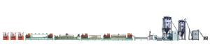 China PET Plastic Strap Making Machine Strip Making Machine Brick Sealing Strap Extrusion Line wholesale