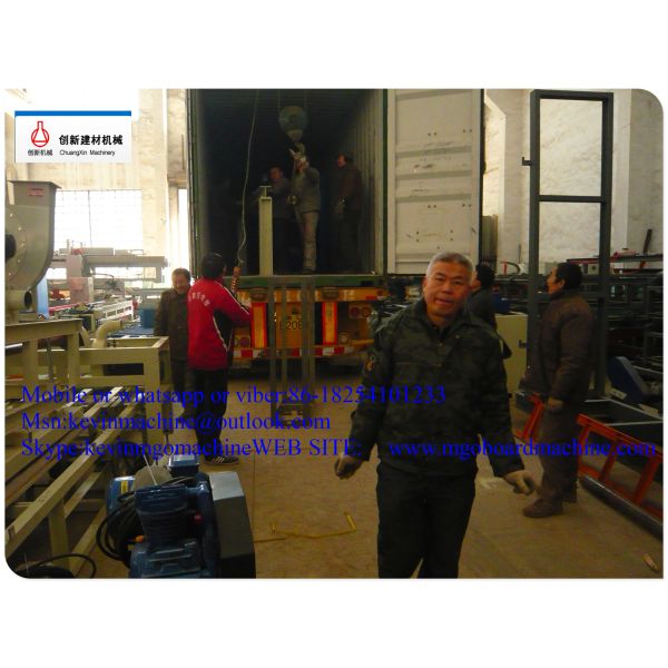 Automatic Fireproof MgO Board Production Line Wall Panel Manufacturing Equipment