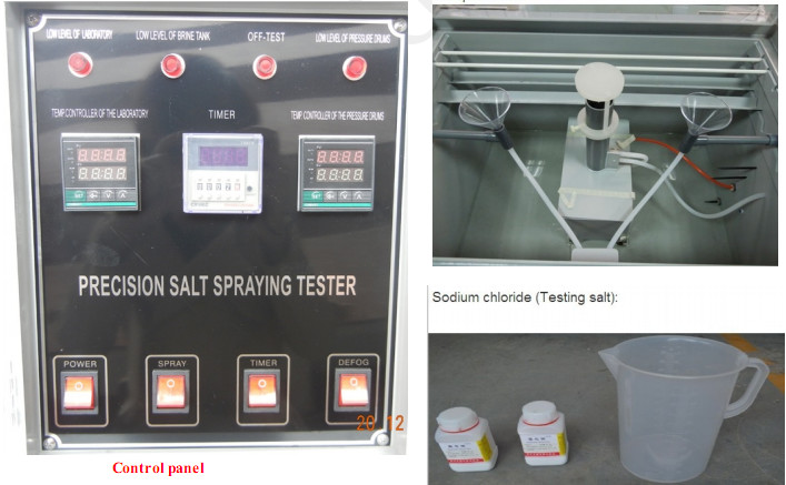 Astm B117 108L Salt Spray Test Chamber With LCD Touch Screen CE Listed