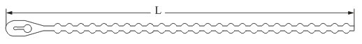 LKS-120KT Knot type nylon cable ties with different color