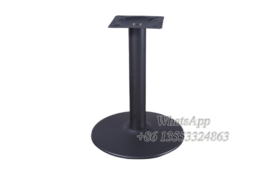 Factory low price dining table with cast iron table base (YT-29)
