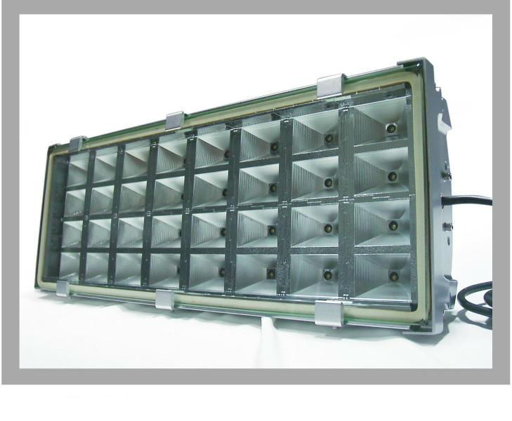 Aluminum outdoor Gas Station 160w LED Canopy Light DC 36V , LED Explosion Proof Lighting