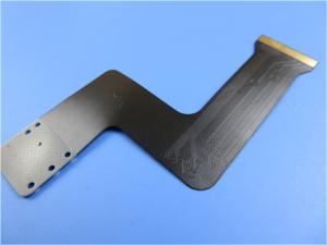 China Flexible Printed Circuit (FPC) Flexible PCB On Polyimide With Black Solder Mask wholesale