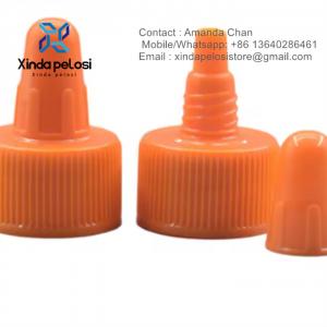 China Custom Logo Twist Top Cap For Solvents Oils Paint Ink Squeeze Bottle For Sale on sale