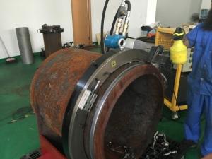 China Light Weight Compact Design Pipe Cutting Beveling Machine With Hydraulic Driven wholesale