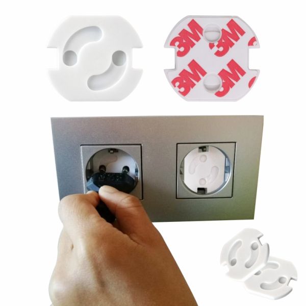 Prodigy EU Standard Rotatable Electric Protective White Outlet Plug Covers For Child Protection