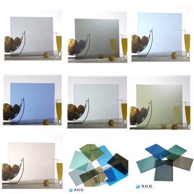 High quality tinted light Green Glass Materials