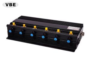 China 6 Bands Cellular Wifi Jamming Device , RF Signal Jammer Power Adjustable wholesale