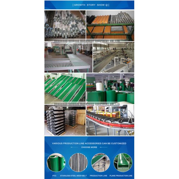 Industrial Single Groove Driven Gravity Roller Conveyor Customized Size