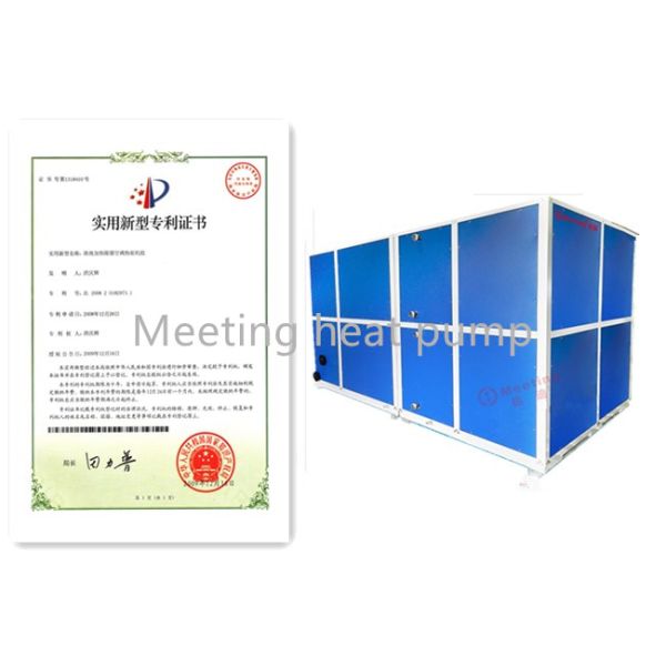 Multi Function Air Source Swimming Pool Heat Pump Water Heater Blue Color 30P 120KW