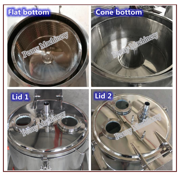 ISO Ex - Proof over-current protection Basket Centrifuge Machine For Ethanol Mixture Oil Extraction