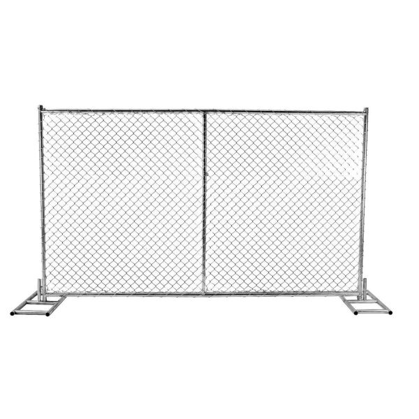 ODM Iron 1.8x3.6m Portable Chain Link Fence Panels For Playground