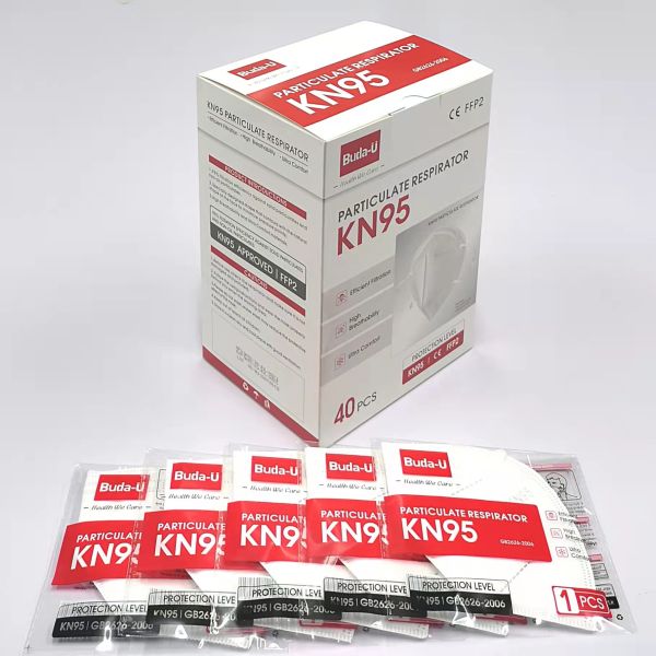 EUA Authorized KN95 Face Mask 5 Layer GB2626 Protection Level Single Pack