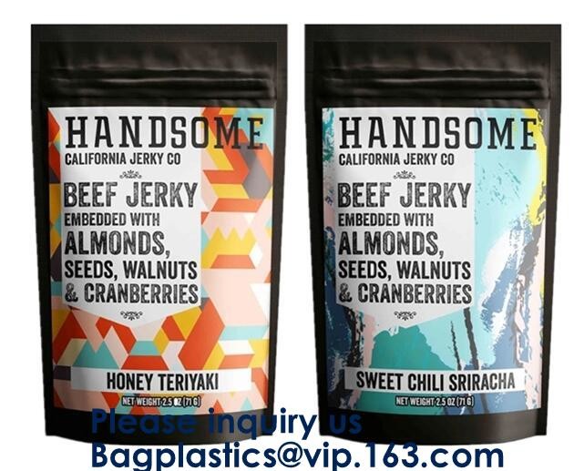 Custom Printing Shiny Laser Holographic Foil Pouch Bag,Zip lockk Zipper Stand Up Pouch Bags, Mylar Food Aluminum Foil Bag