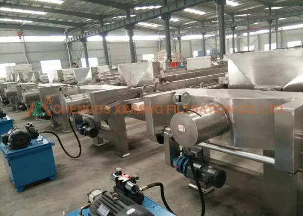 Quality Professional Automatic Stainless Steel Filter Press , 2 Micron Water Filter Press for sale