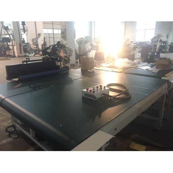 500kg Mattress Tape Edge Sewing Machine Mattress Manufacturing Equipment Work Table Size 3750 × 1980 Mm