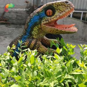 Waterproof Dinosaur Playground Equipment Animatronic Dinosaur Puppet For Dino Park